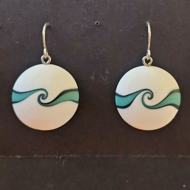 Örhängen - virvelpärlor