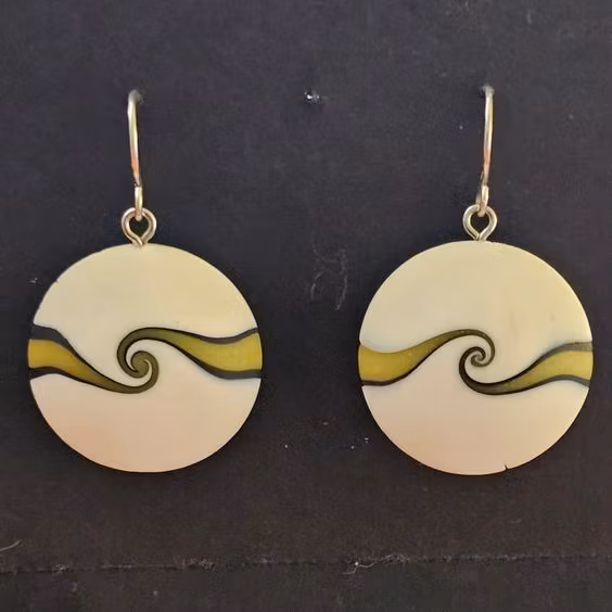 Örhängen - virvelpärlor