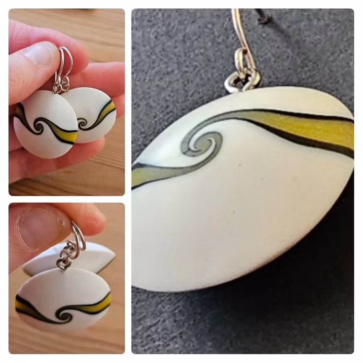 Örhängen - virvelpärlor