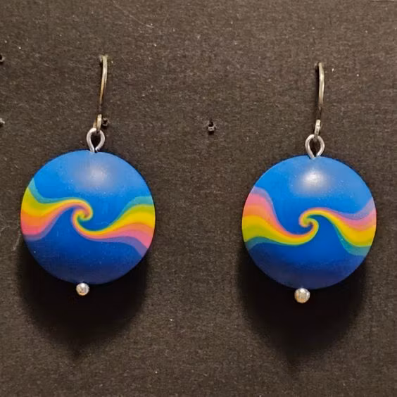 Örhängen - virvelpärlor