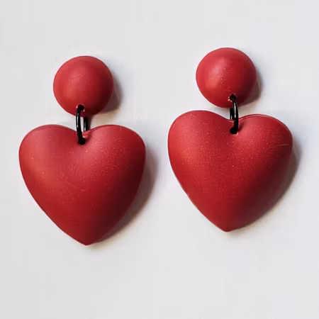 Örhängen med hjärtan