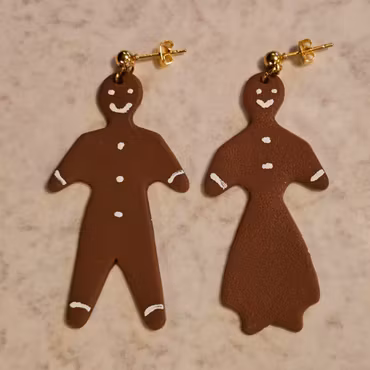 Örhängen - stora pepparkakor