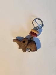 Stickmarkör - träelefant
