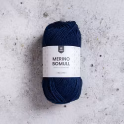 Merino Bomull - 34008 blue depths