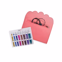 KnitPro Zing ändstickor normal - Deluxe set 8 st, 13 cm