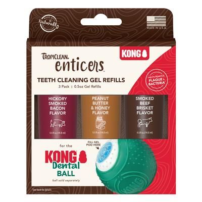 KONG Tropiclean Denta Gel 3 pak. 17 ml.