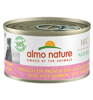 Almo Nature Natural - Veal (kalv) with Ham 95g, HFC DOG