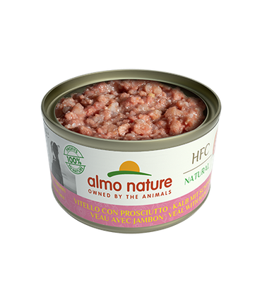 Almo Nature Natural - Veal (kalv) with Ham 95g, HFC DOG