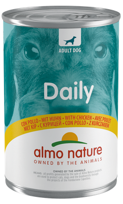 Almo Nature Daily Dogs med Kylling 400gr