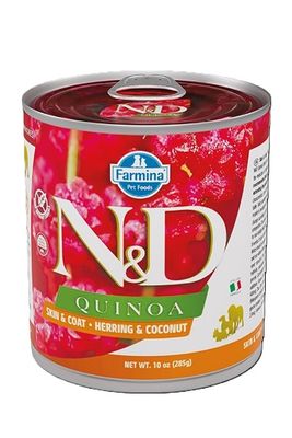N&D Dog Quinoa Herring & Coconut 285 Gr. Farmina
