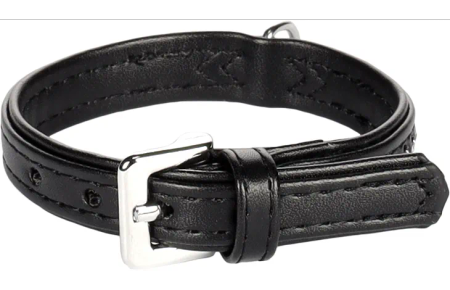 Halsbånd padded Monte Carlo blackXL | 41-44cm x 22mm