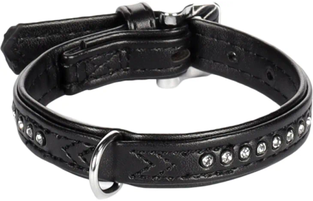 Halsbånd padded Monte Carlo blackXL | 41-44cm x 22mm