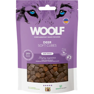 Woolf Soft Cubes Hjort 100gr