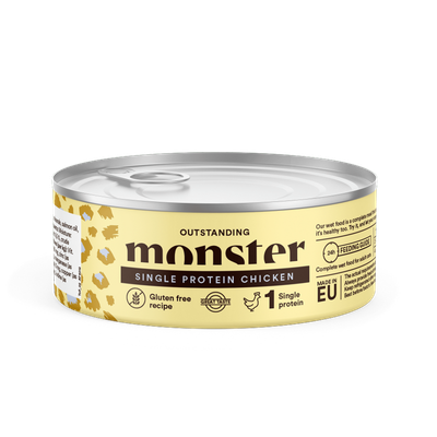 Monster Cat Adult Single Chicken Can 100 g