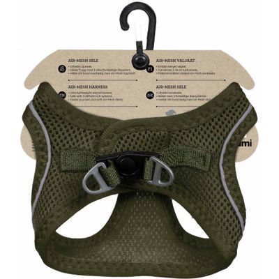 Hundesele Air-Mesh Grønn (små hunder)
