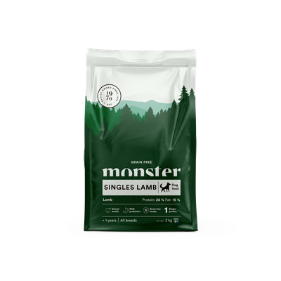Monster Dog GF Singles Lamb 2 kg