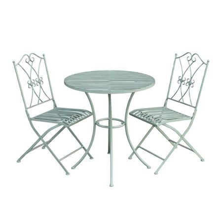 Caféset med 2 stolar och 1 bord