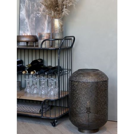 Bordslampa med mönster
