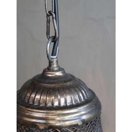 Lampa gl. m. mönster