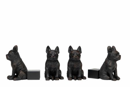Krukfötter Bulldog Brun/Svart Poly
