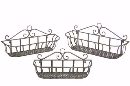 Blomlåda Korg Metall