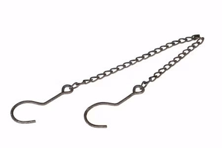 Kedja med Krokar Metall