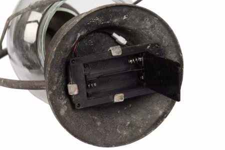 Lykta/Lampa Avlång Batteri Metall Grön