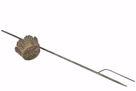 Marschallhållare Blad På Pinne Metall Grön