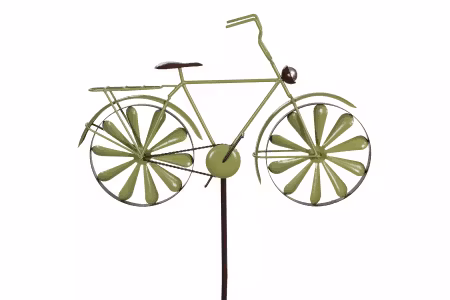 Trädgårdsstick Cykel Metall Grön