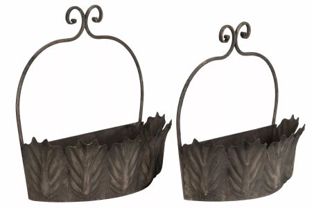 Väggampel Blad Metall