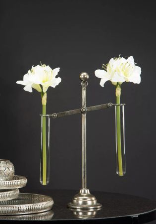 Vågskål Amaryllis Provrör Silver