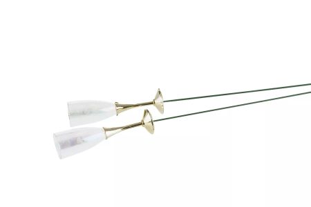 Champagne Glas Stick Guld