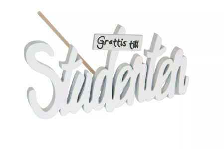 Grattis Till Studenten Stick vit