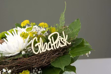 Glad Påsk Stick Gul