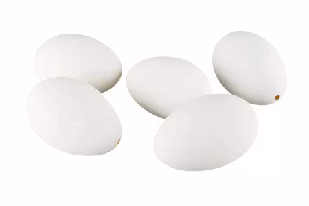 Gåsägg Vita