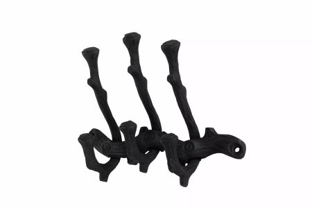 Kroklist Wood Small Svart