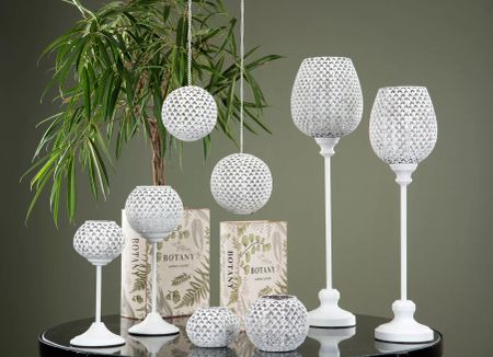 Ljusklot Sia Vit Värmeljus/led