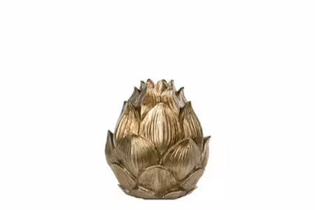 Ljusstake Kronärtskocka Guld Poly