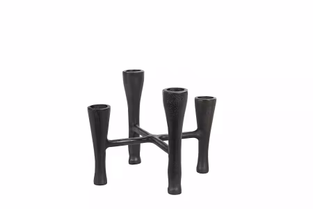 Ljusstake Svart Metall