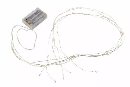 Ljusslinga LED Varmvit/Timer 3AA