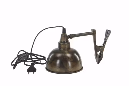 Lampa Clip El Antik Brun