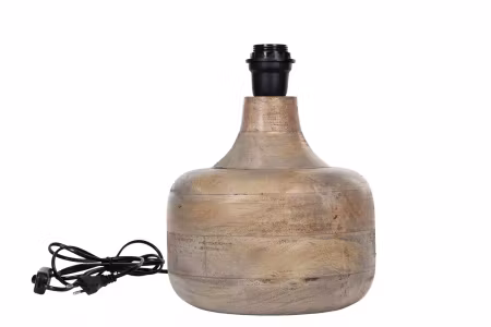 Lampfot Form Antik Trä