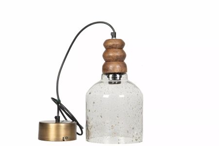 Taklampa Tahi Glas/Trä