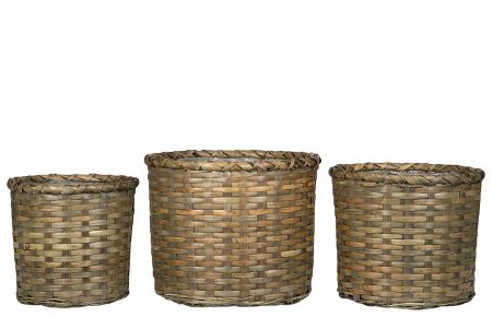 Korg Mörk Natur Bambu
