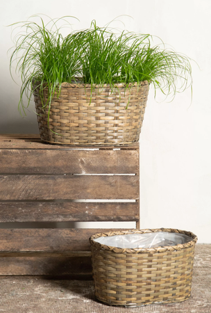 Korg Mörk Natur Bambu