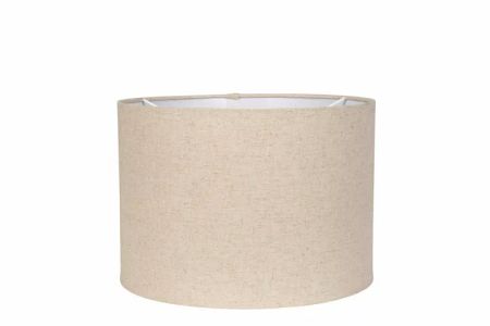 Lampskärm Linne Cylinder Natur