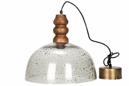 Taklampa Tahi Glas/Trä