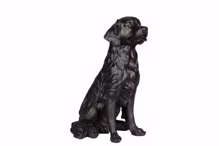 Hund Golden Retriver Svart/Brun Poly