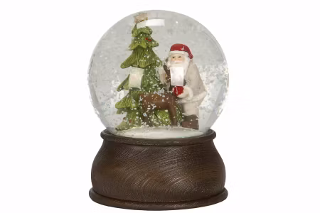 Snöglob Tomte/Rådjur Poly