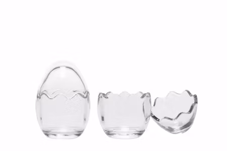 Äggskål Glas Candy